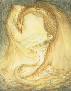 Smaug - Painting by Goldie Took