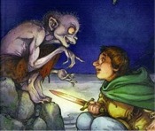 Just noticed a cool little detail- whenever gollum talks as gollum, his pupils are small. But whenever he talks as sméagol, his pupils dilate. : r/ lotr