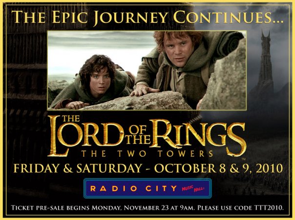 The Lord of the Rings  Radio City Music Hall