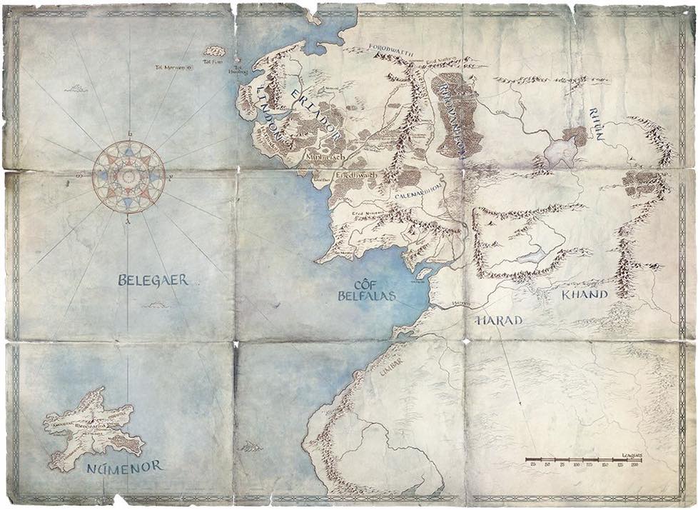 The Rings Of Power's World Map (& How It's Different From LOTR)