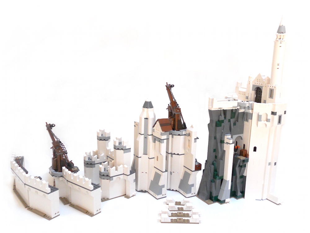 Minas Tirith Hall of the King MOC by soffer : r/lego