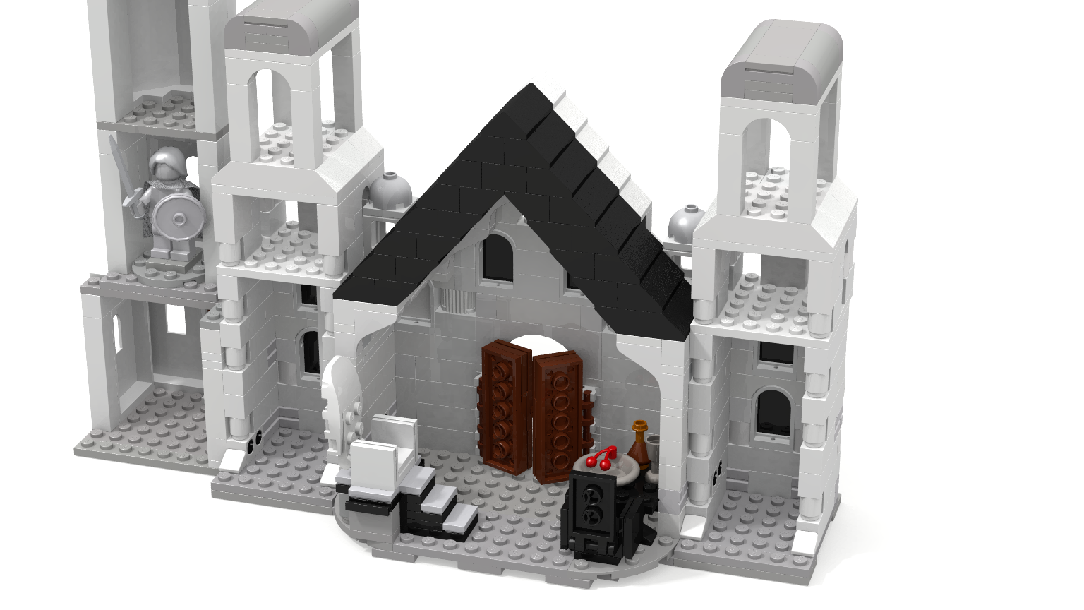 Minas Tirith Battle LEGO Set Concept