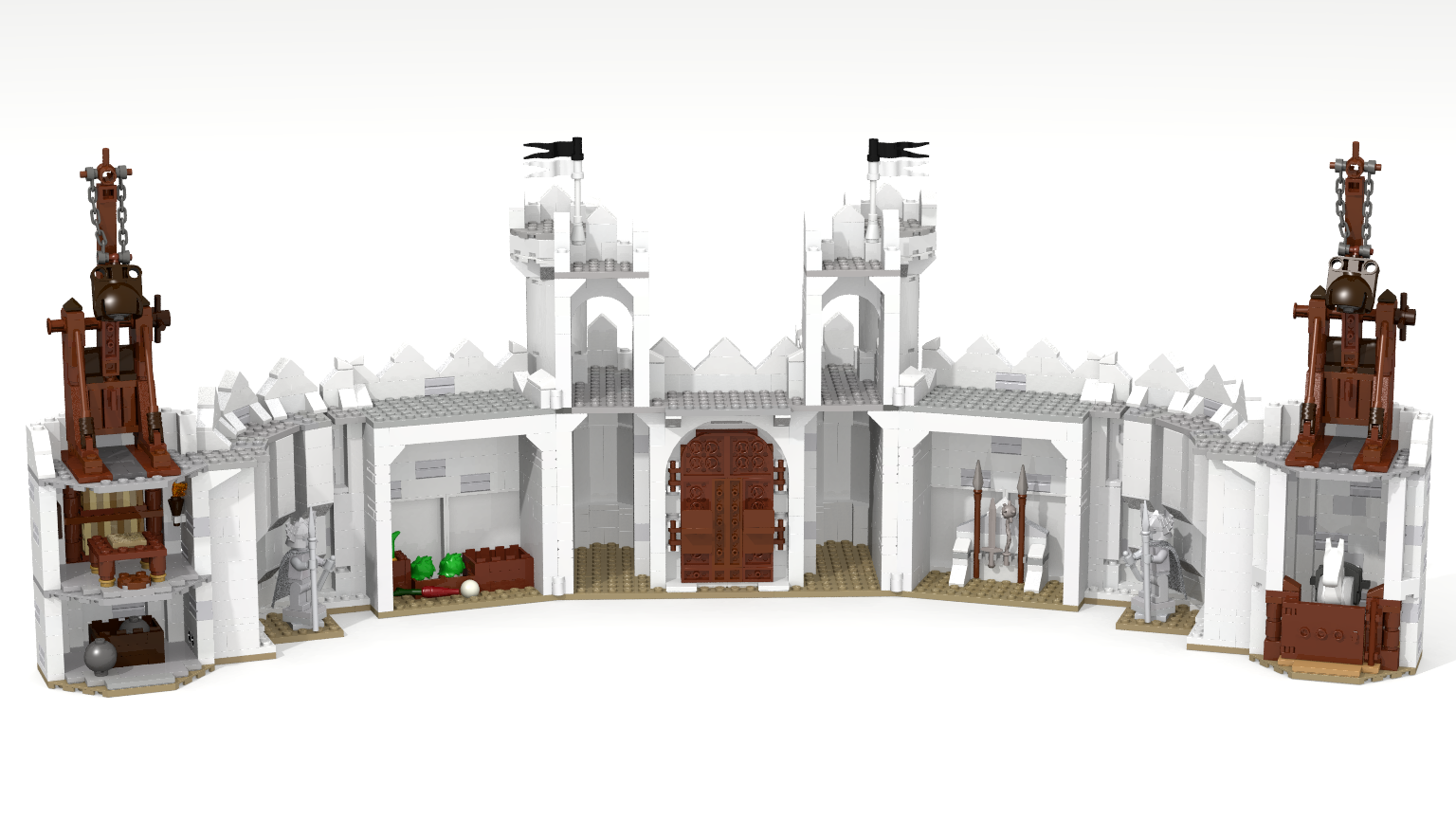 Minas Tirith Battle LEGO Set Concept – Update