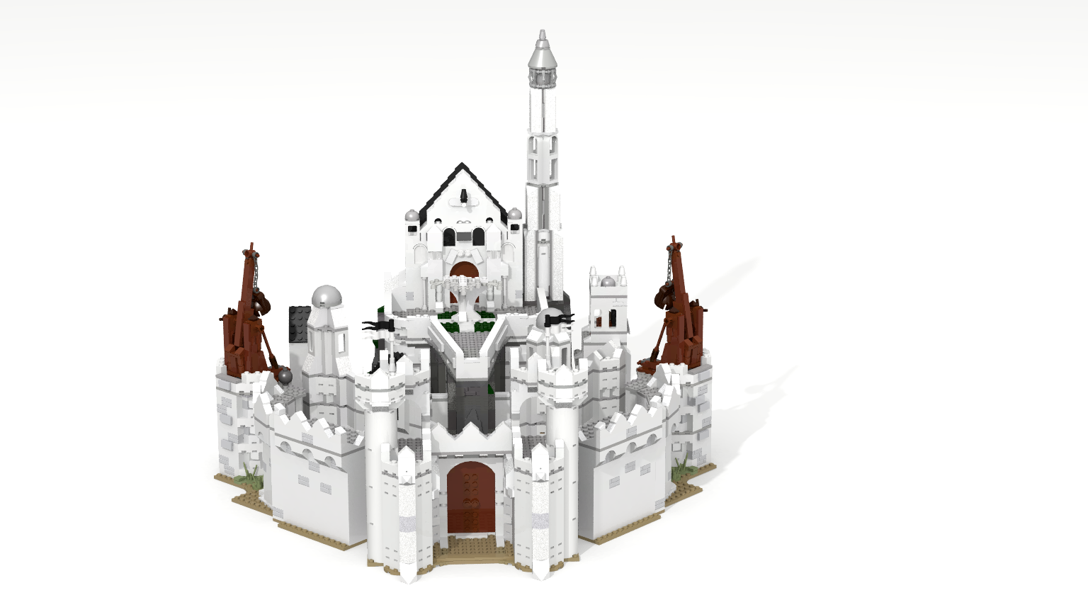 ArtStation - Minas Tirith Lego