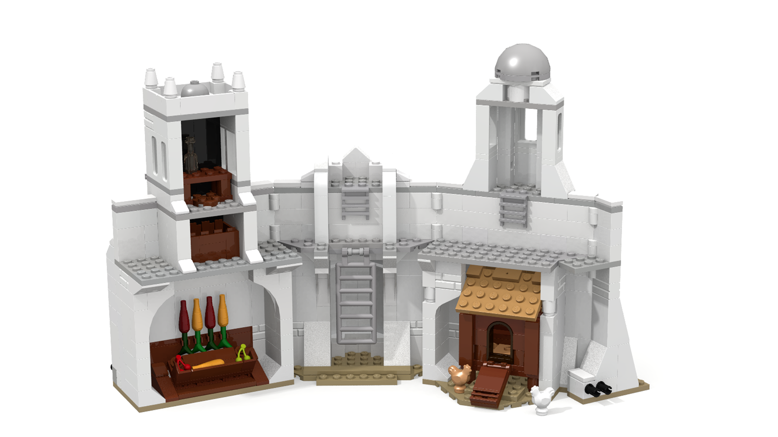 ArtStation - Minas Tirith Lego