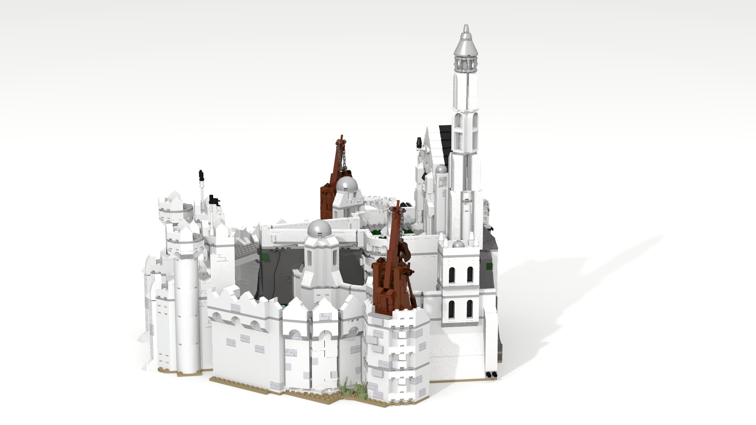 ArtStation - Minas Tirith Lego