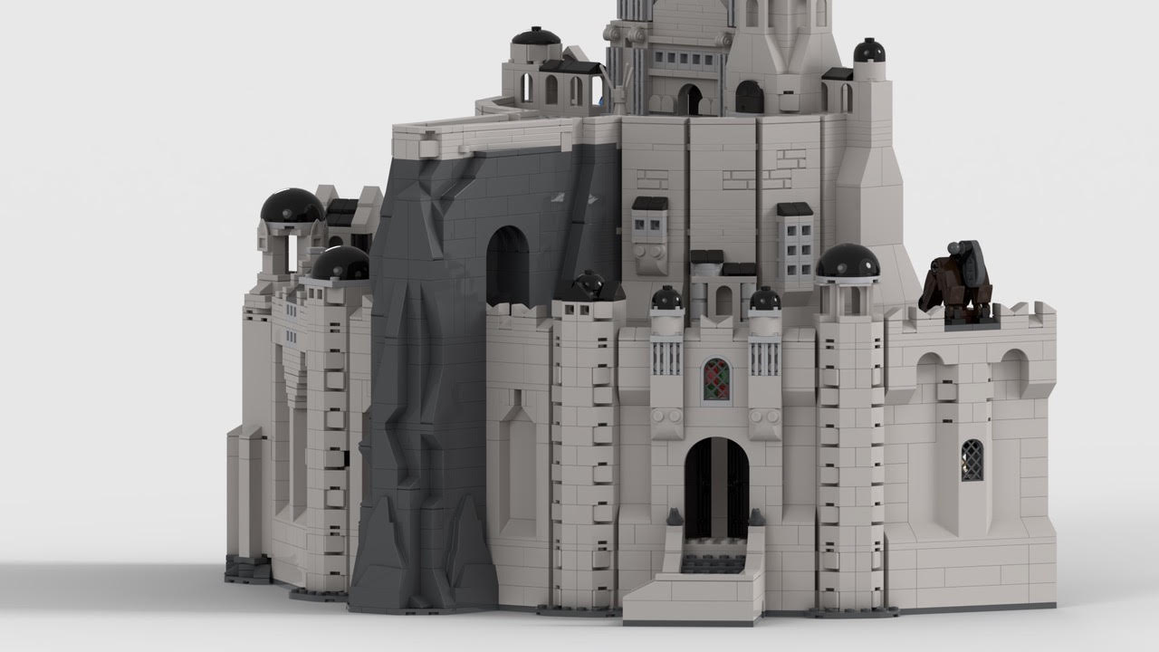 Huge Minas Tirith built by 99,544 LEGO-pieces (link to more