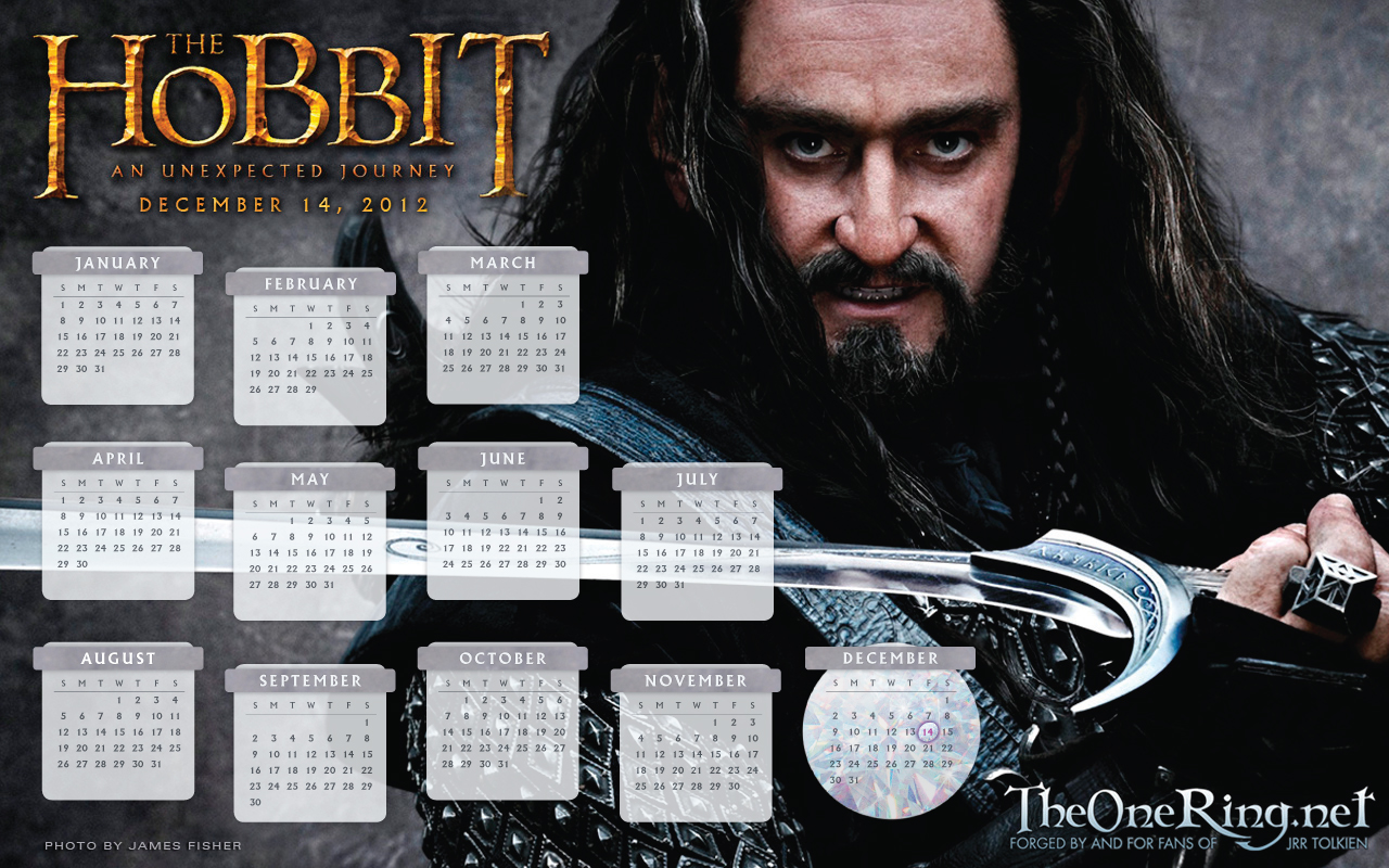the hobbit advent calendar