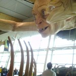 Wellington Airport Gollum in closeup