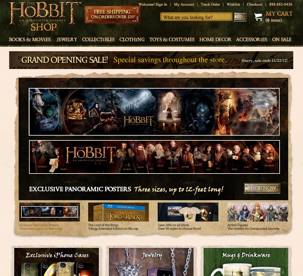 The Lord of the Rings – Warner Bros. Shop