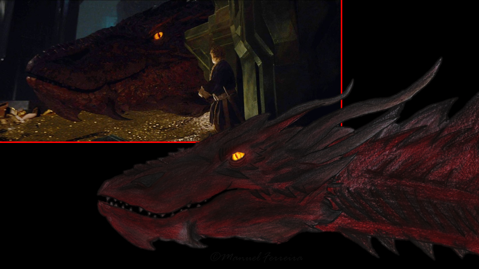 hobbit desolation of smaug dragon full body