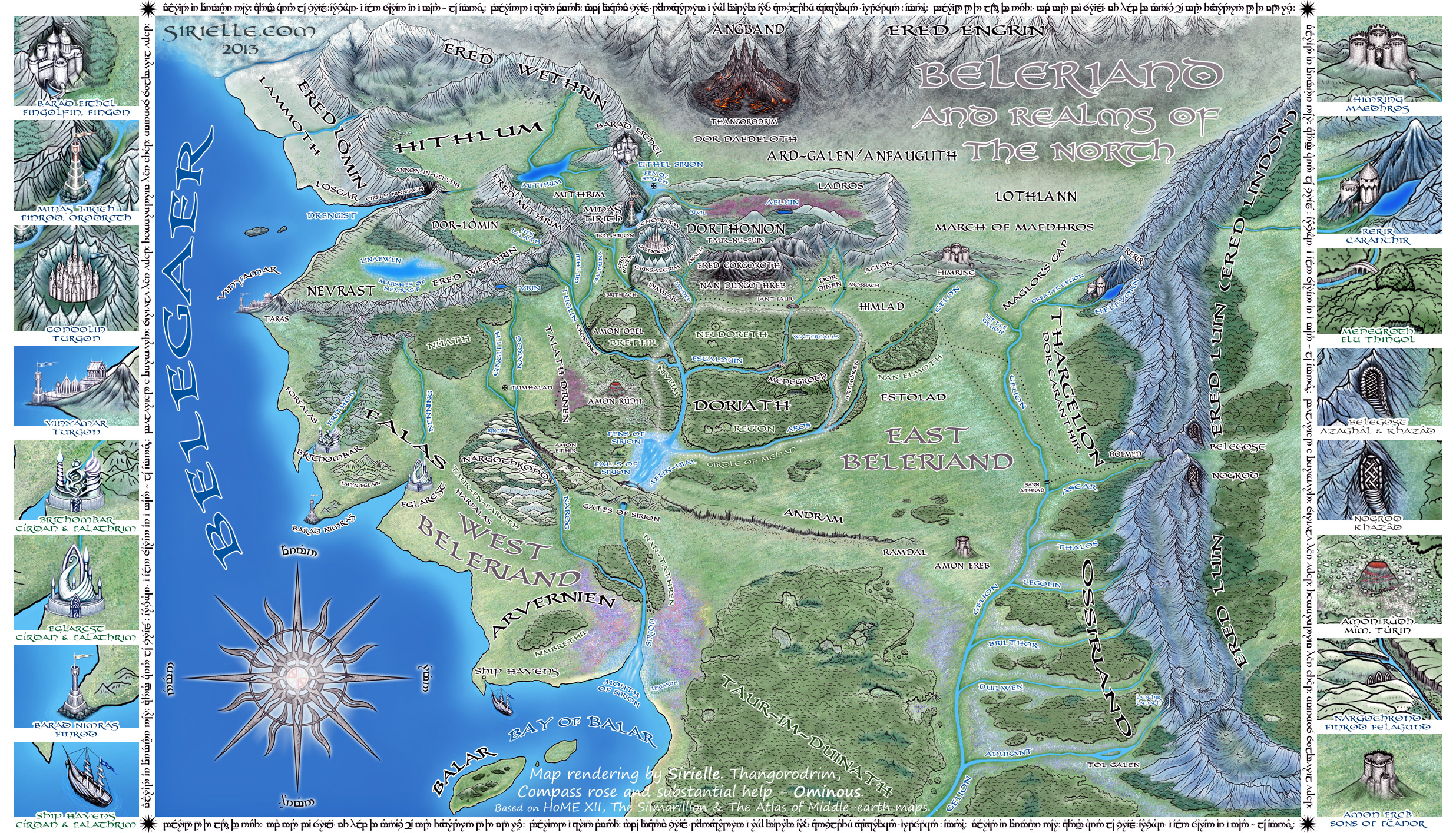 the realms of Beleriand