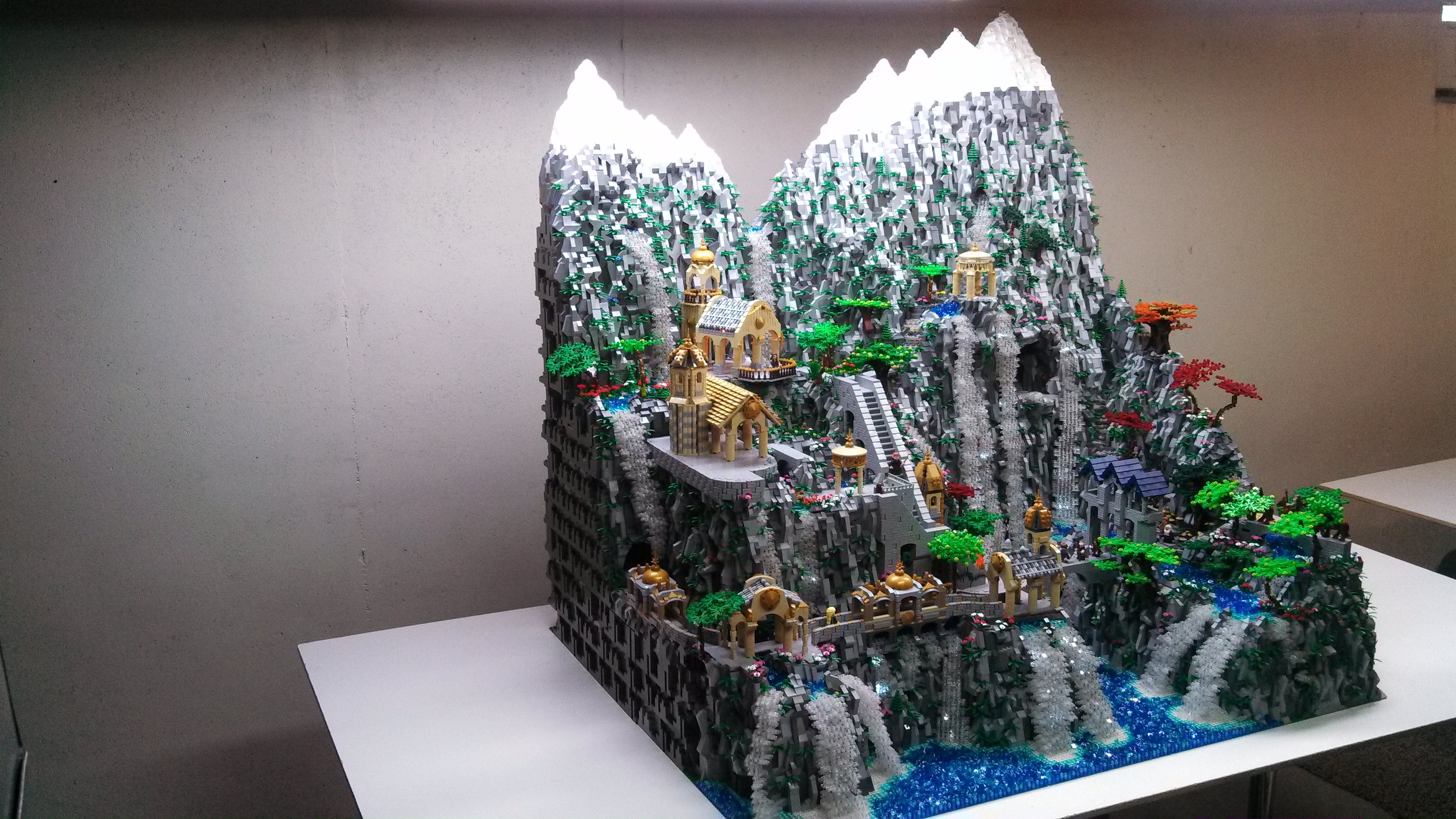 Check out this 120,000-piece replica Lego Rivendell!