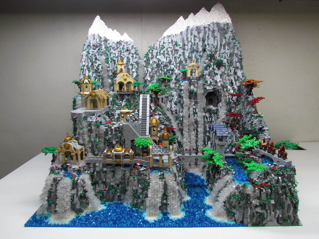 Meet Ben Pitchford, builder of the 120,000-piece Lego Rivendell