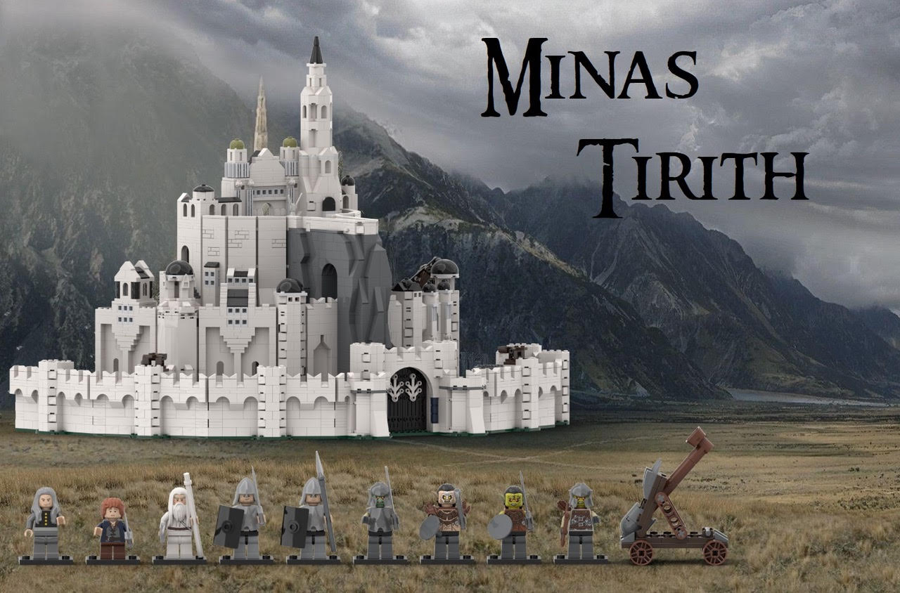 LEGO Model of Main Gate of Minas Tirith, Middle Earth