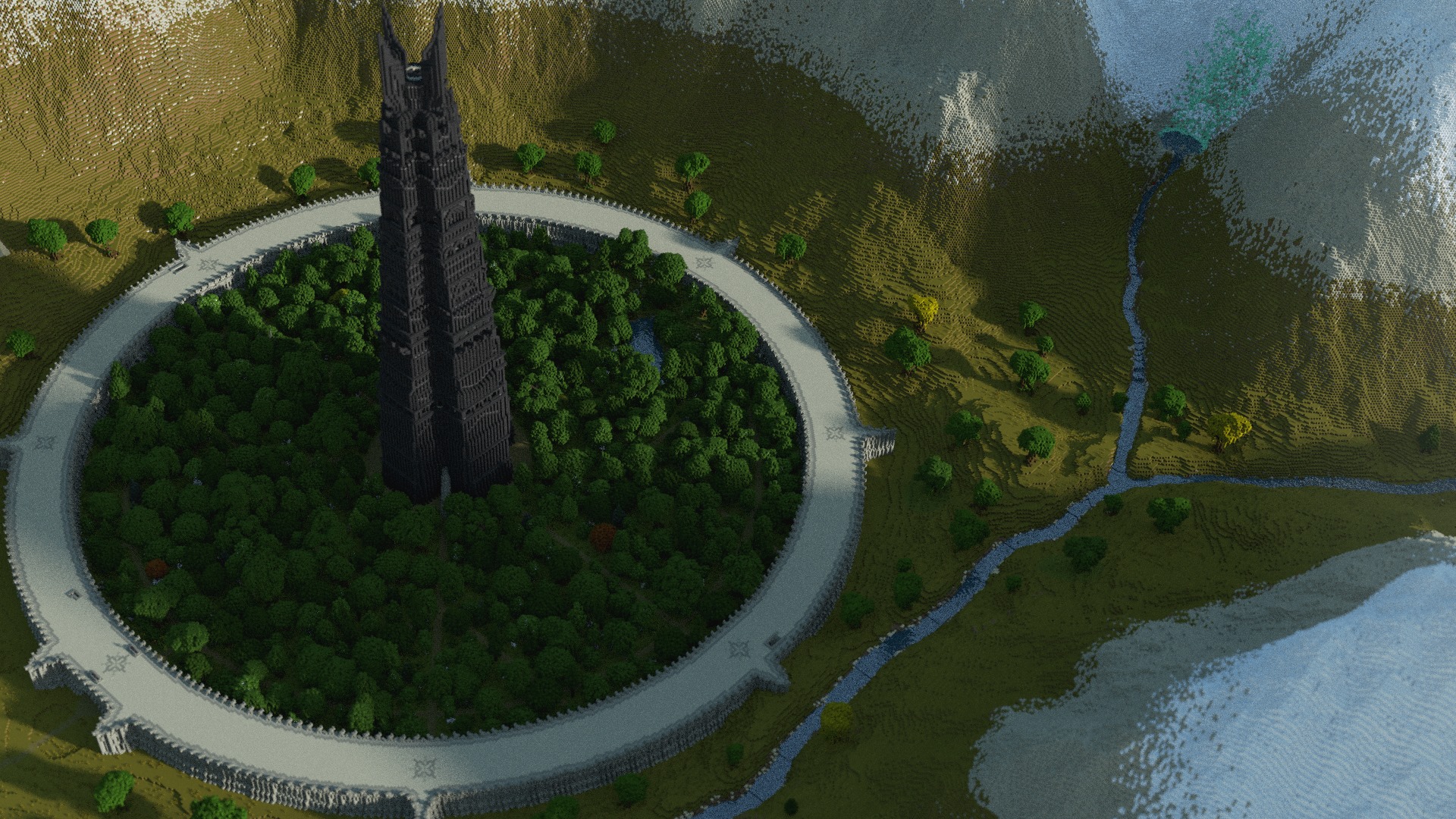 The Lord of the Rings Middle-Earth Looks Incredible in Minecraft with RTX 