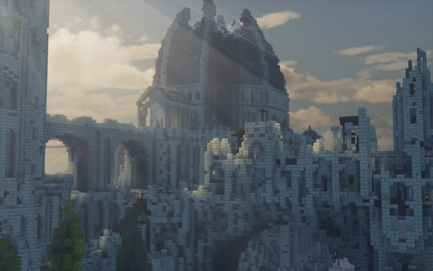 Minecraft middle-earth remained screenshot