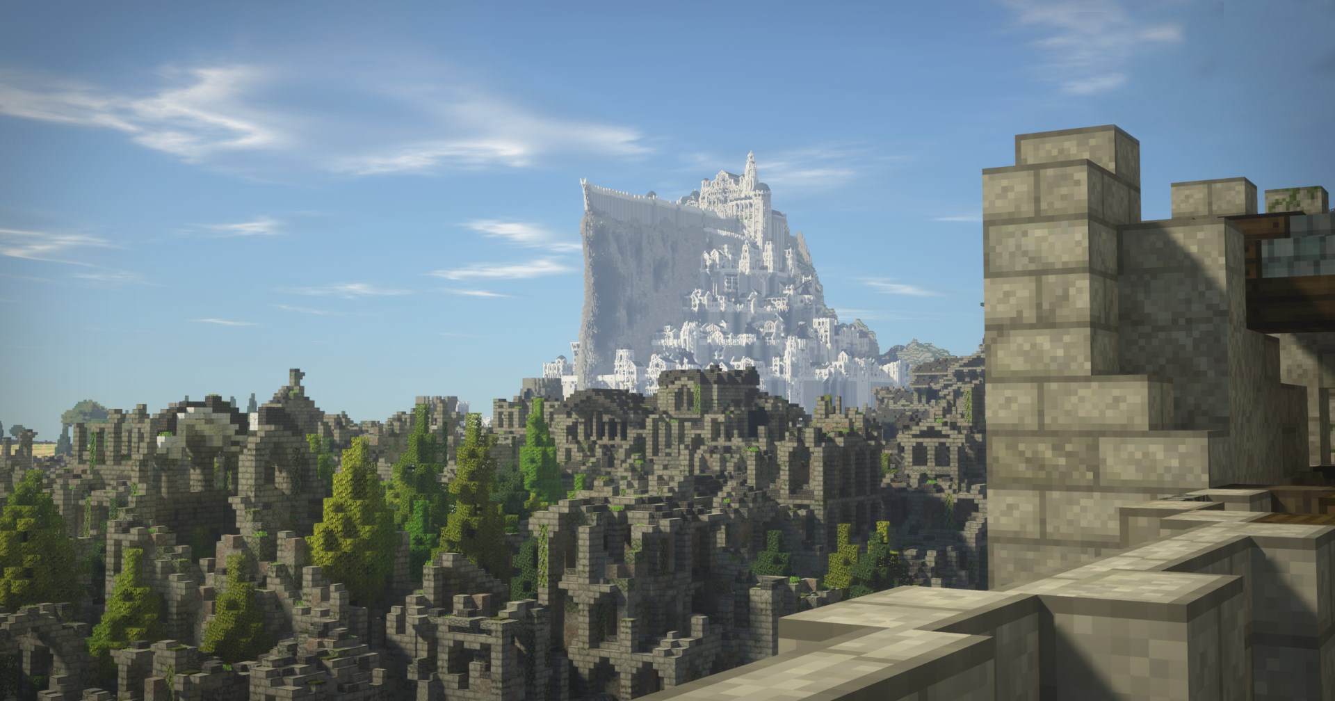 Minecraft Middle Earth's Rohan region looks glorious and serene