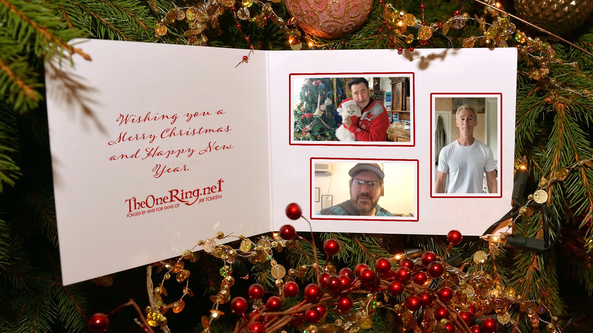 Christmas greetings! – from some familiar faces.