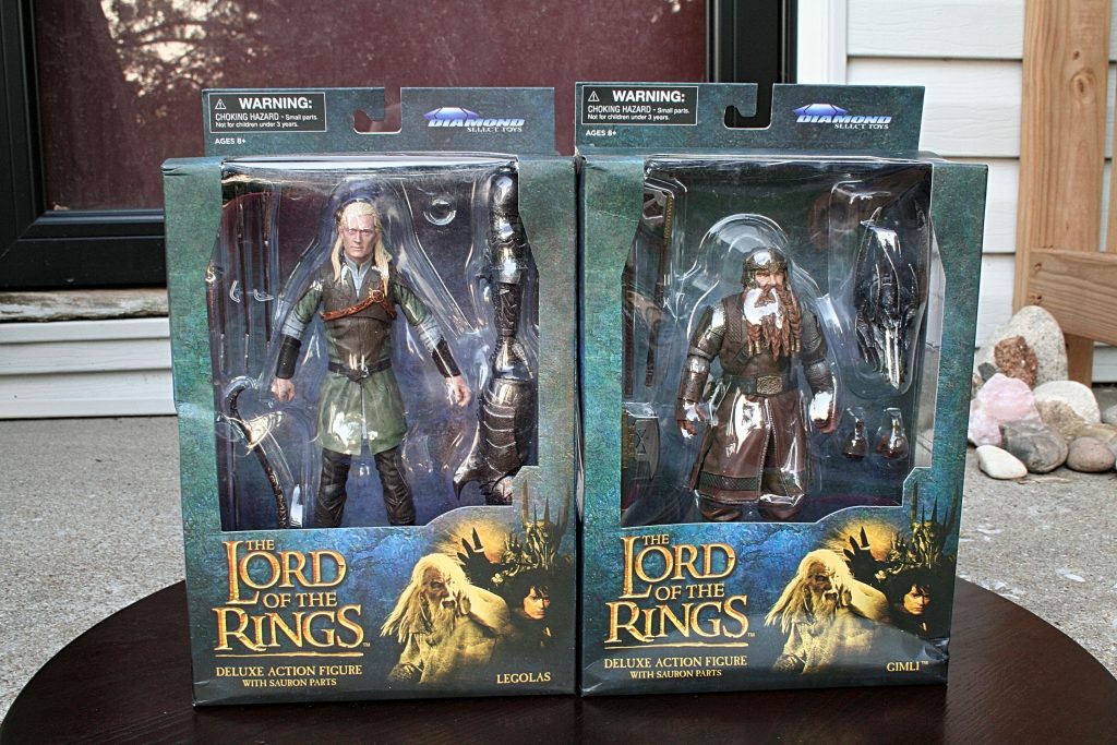Details about   Lord of the Rings Legolas & Gimli Select Series 1 Action Figures Diamond Select 
