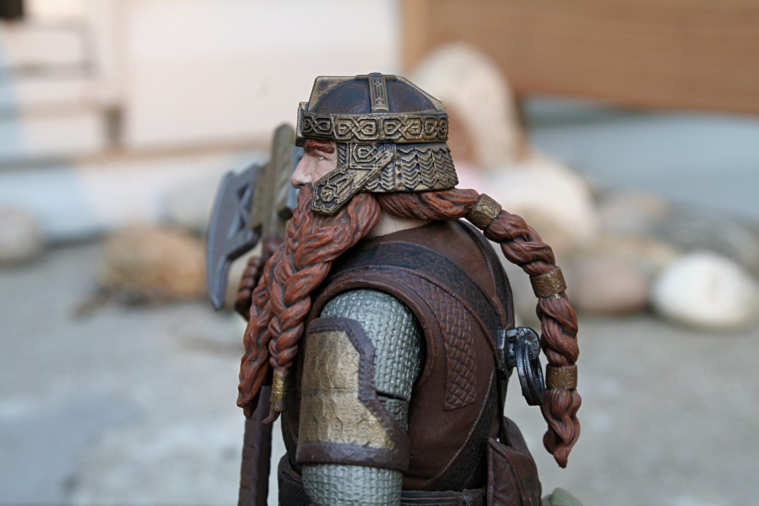 Diamond Select Gimli Action Figure Ufficiale 14.5 Cm - Il Signore Degli Anelli, Collezionabile