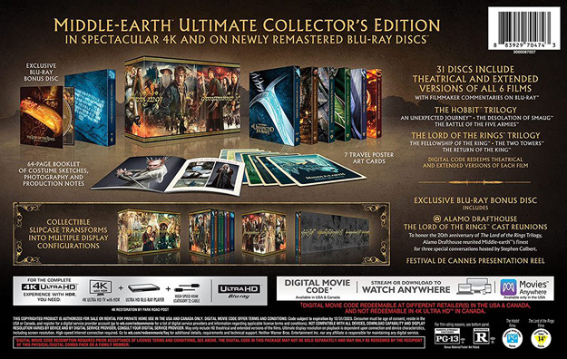 Middle-earth 31-disc Ultimate Collector's Edition