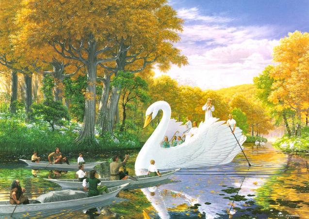 Farewell to Lorien by Ted Nasmith