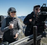 Director Charlotte Brändström on set for Lord of the Rings in New Zealand
