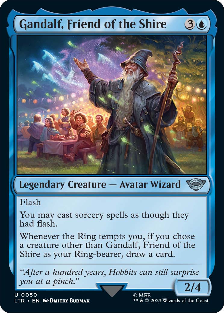 Gandalf wizards Mtg card