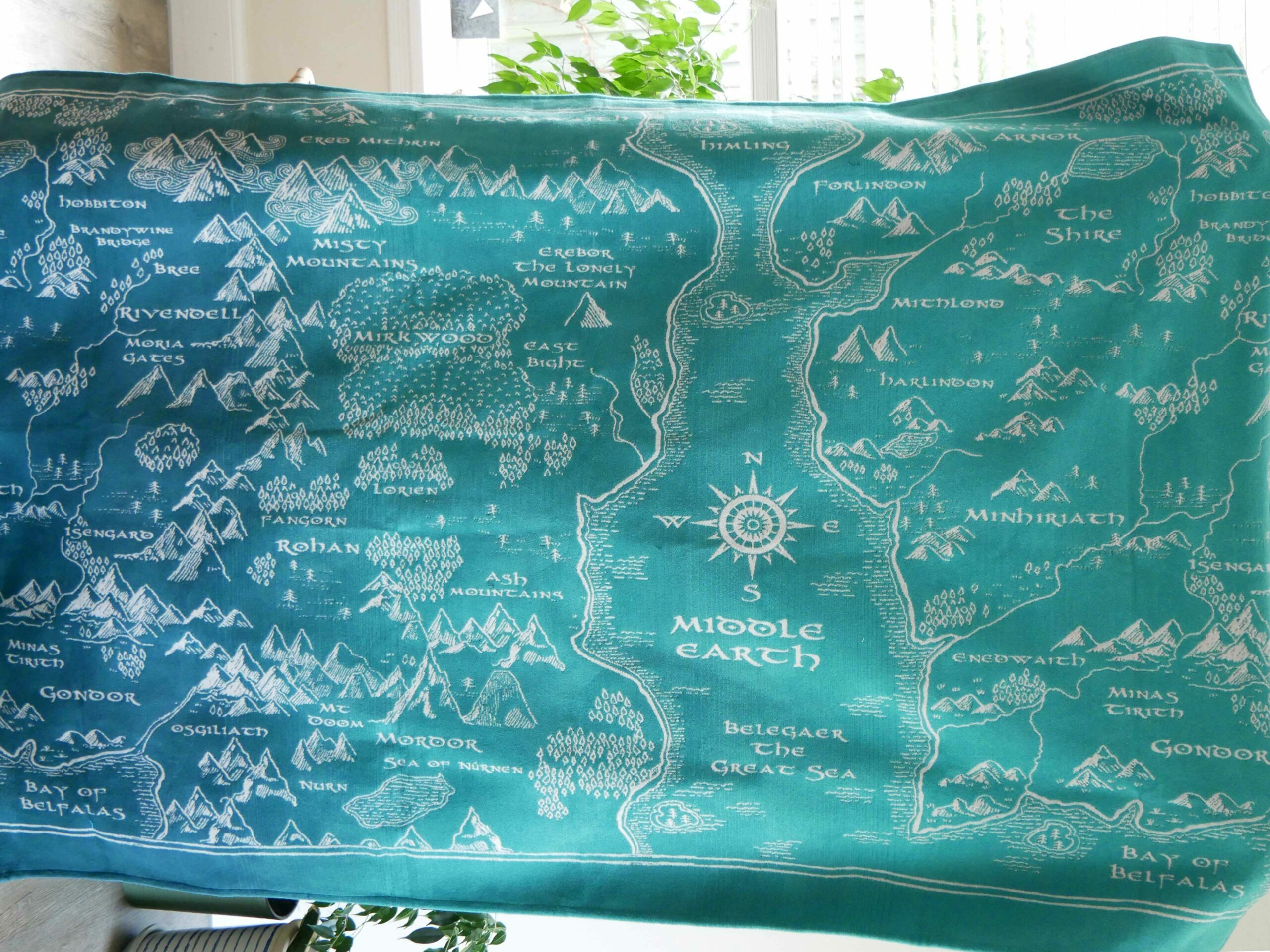 The Realm Of Middle Earth Fleece Blanket