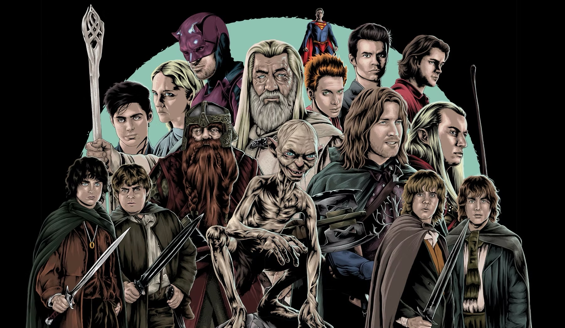FTLOF London con LOTR poster