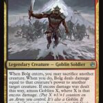 Bolg of the North: a legendary goblin soldier leading an army across icy water.